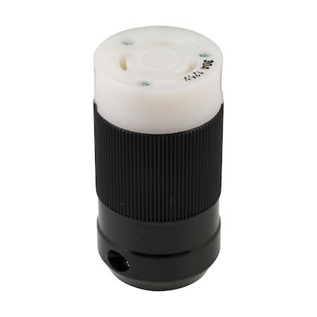 Marinco Locking Connector, L5-30R, 30 A, 125V AC, Single Phase, 2 Pole 305C